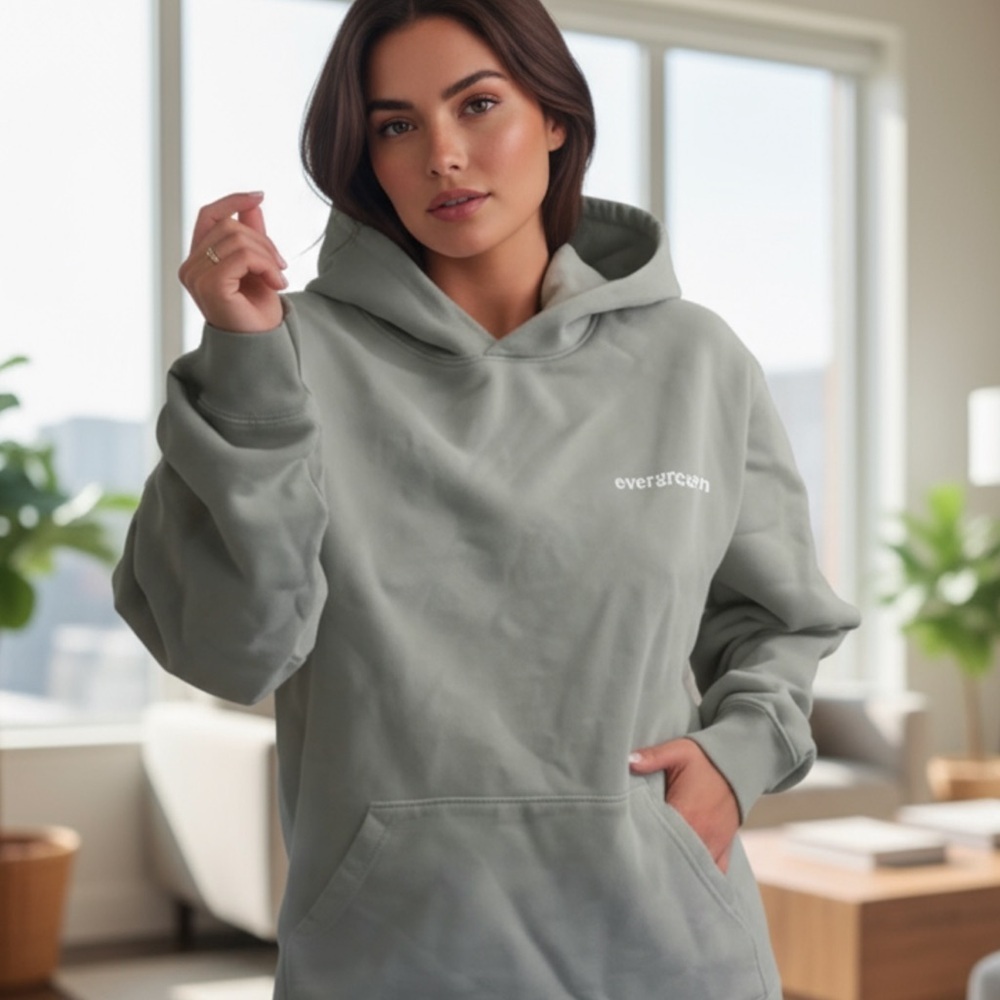 MADHAPPY x SweetGreen Green Hoodie Sweatshirt Pullover